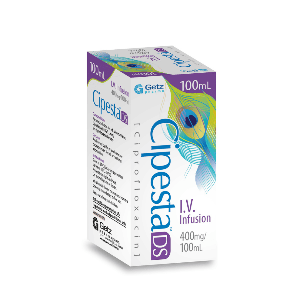 Cipesta I.V. DS 400mg-100ml - Getz Pharma Products