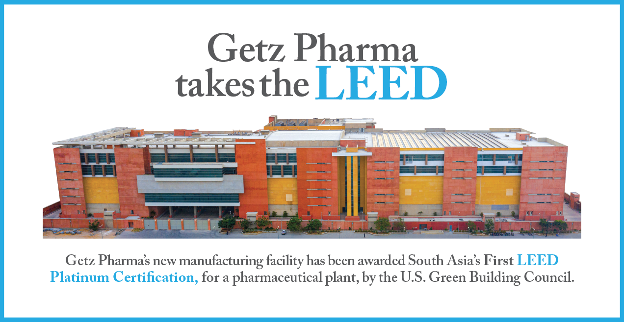 Getz Pharma Makes Environmental History