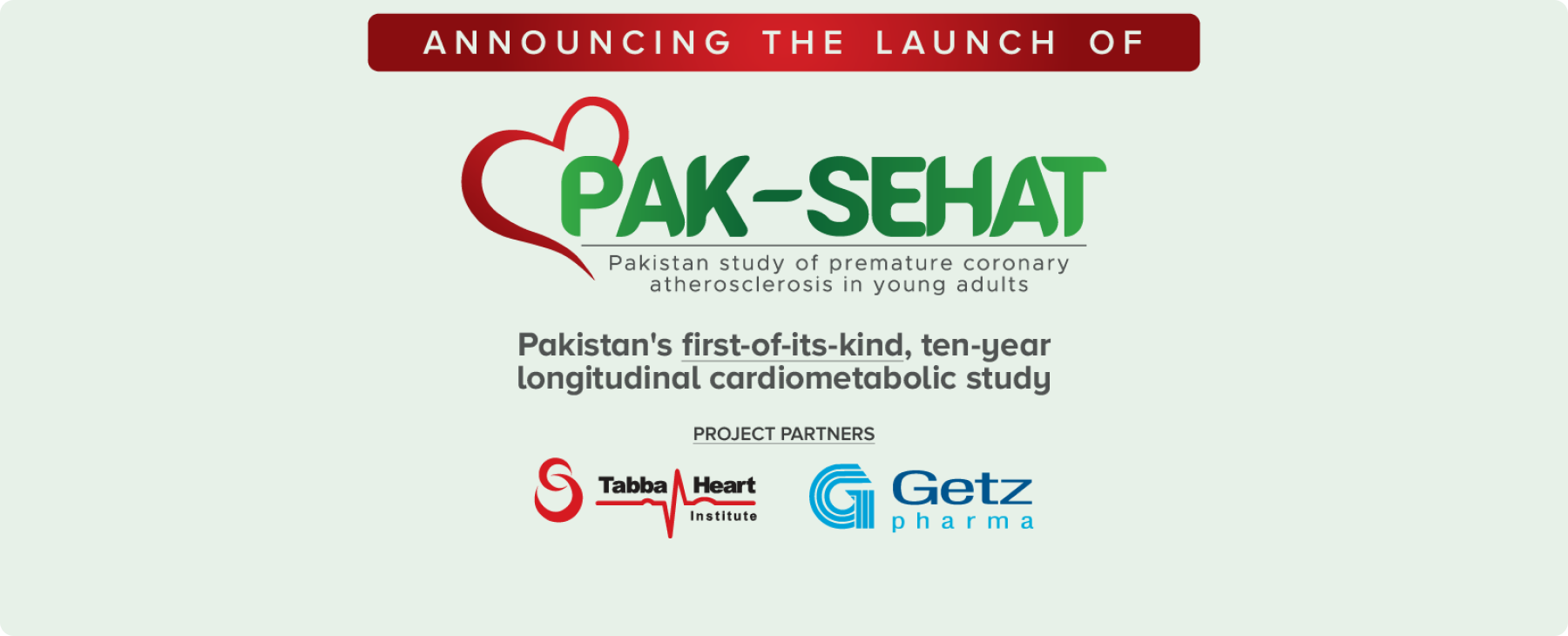 Getz Pharma Launched PAK-SEHAT Study at the 50th CardioCon Organized by the Pakistan Cardiac Society