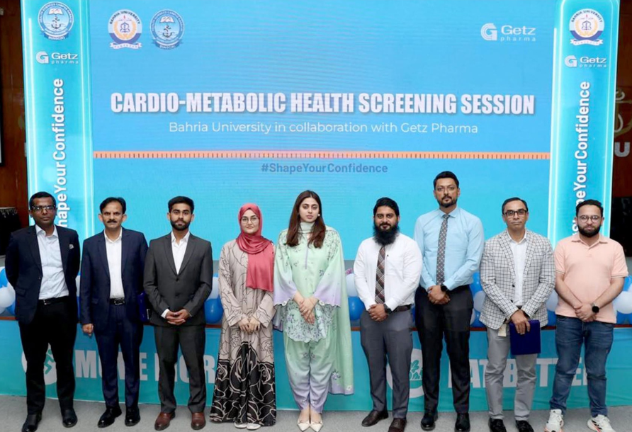Getz Pharma Conducted a Cardiometabolic Health Screening and Awareness Session at Bahria University, Pakistan